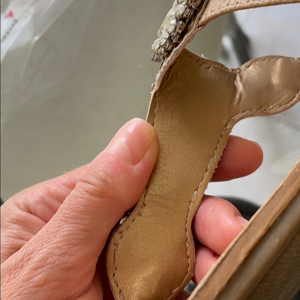 ❌SOLD❌{BCBG} rhinestone sandals - Picture 6 of 9